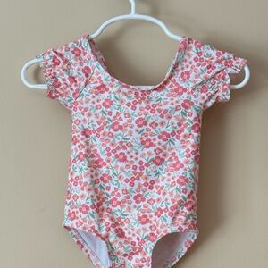 Carter's Pink Floral Kids Swim One Piece